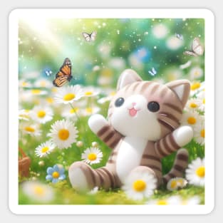 Discover Adorable Baby Cartoon Designs for Your Little Ones - Cute, Tender, and Playful Infant Illustrations! Sticker